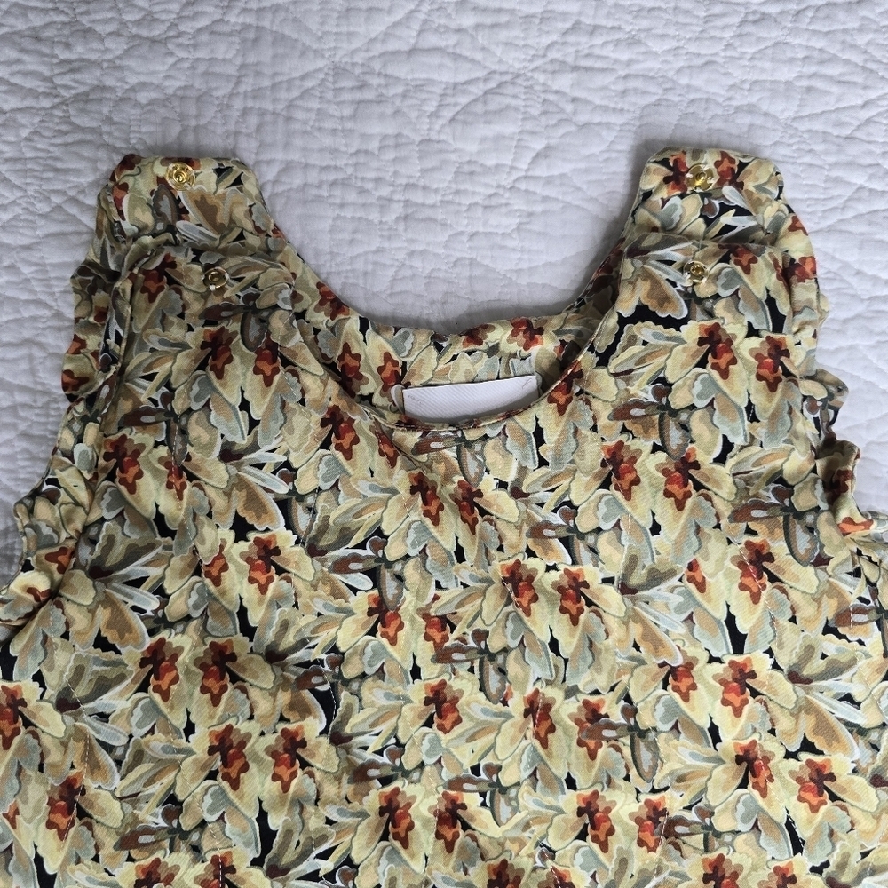 Kika Vargas Baby Quilted Ruffle Edge Floral Print Sleep Sack Wearable Blanket - Picture 4 of 14